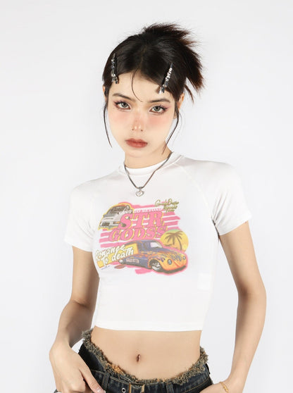 Racer Raglan Baby Tee