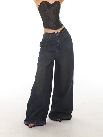 Ultra Wide Leg Denim Jeans