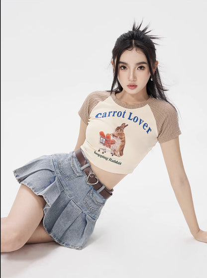 Carrot Lover Raglan Baby Tee