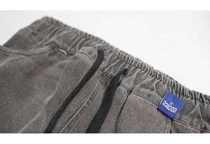 Shredded Zipper Deconstructed Jeans