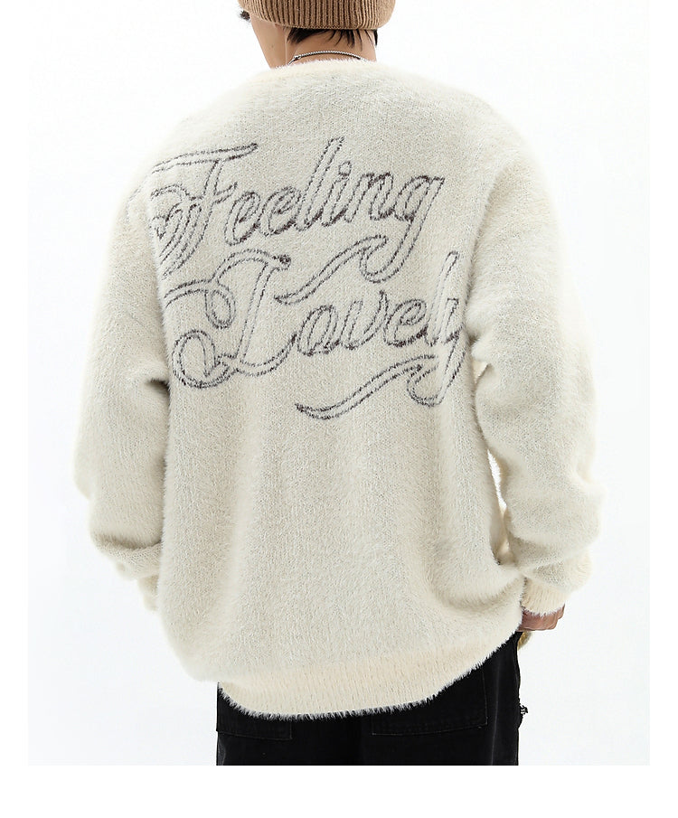 Goth Streetwear Feeling Lovely Angel Sweater