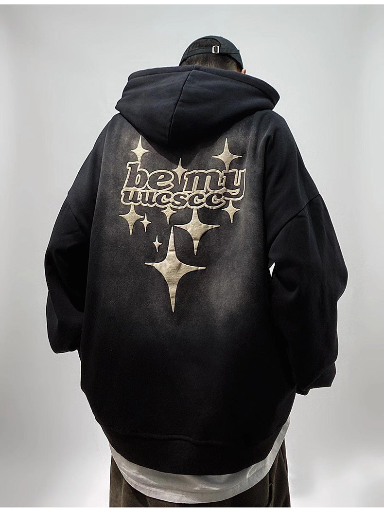 Grunge y2k By My Star Oversized Hoodie