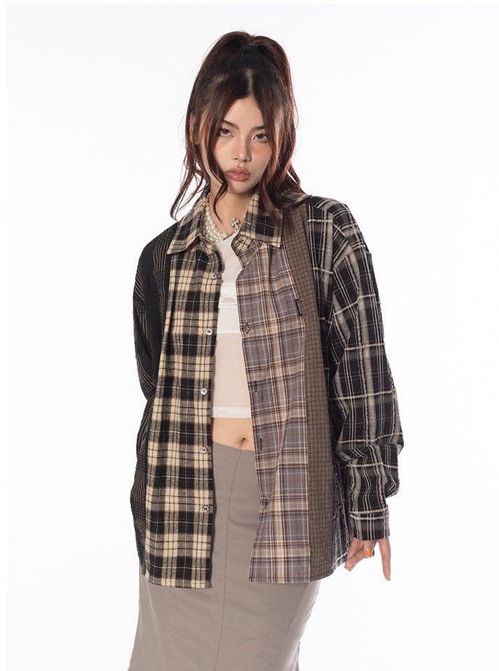 Deconstructed Plaid Shirt