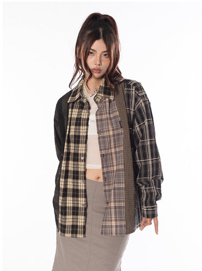 Deconstructed Plaid Shirt