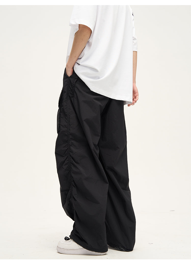 Streetwear Baggy Oversized Parachute Cargo Track Pants
