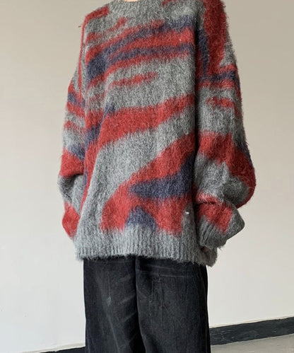 Goth Streetwear Horizons Mohair Blend Sweater