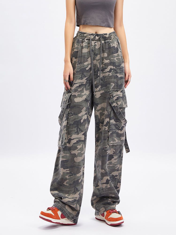 Desert Camo Strap Utility Pants