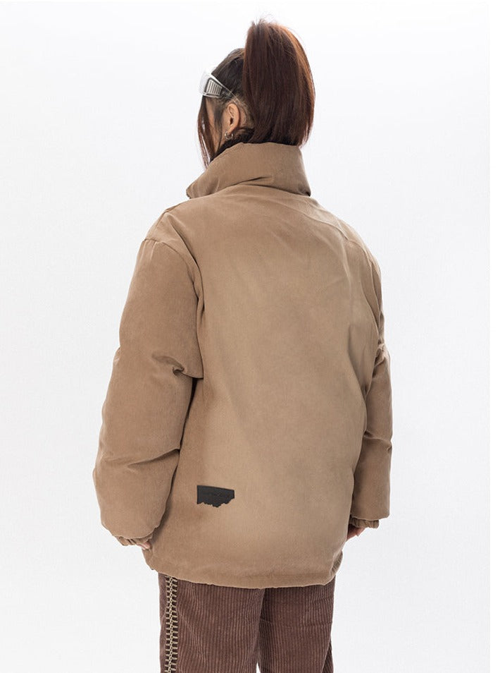 Canvas Washed Puffer Jacket