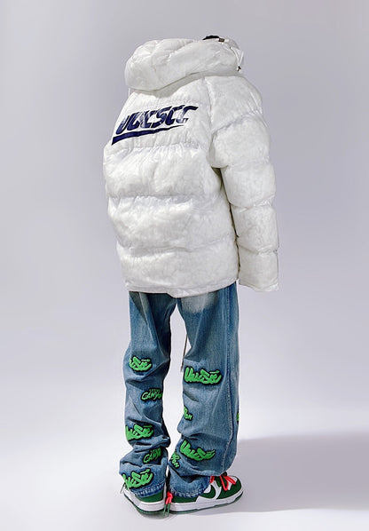 Graffiti Patch Baggy Jeans