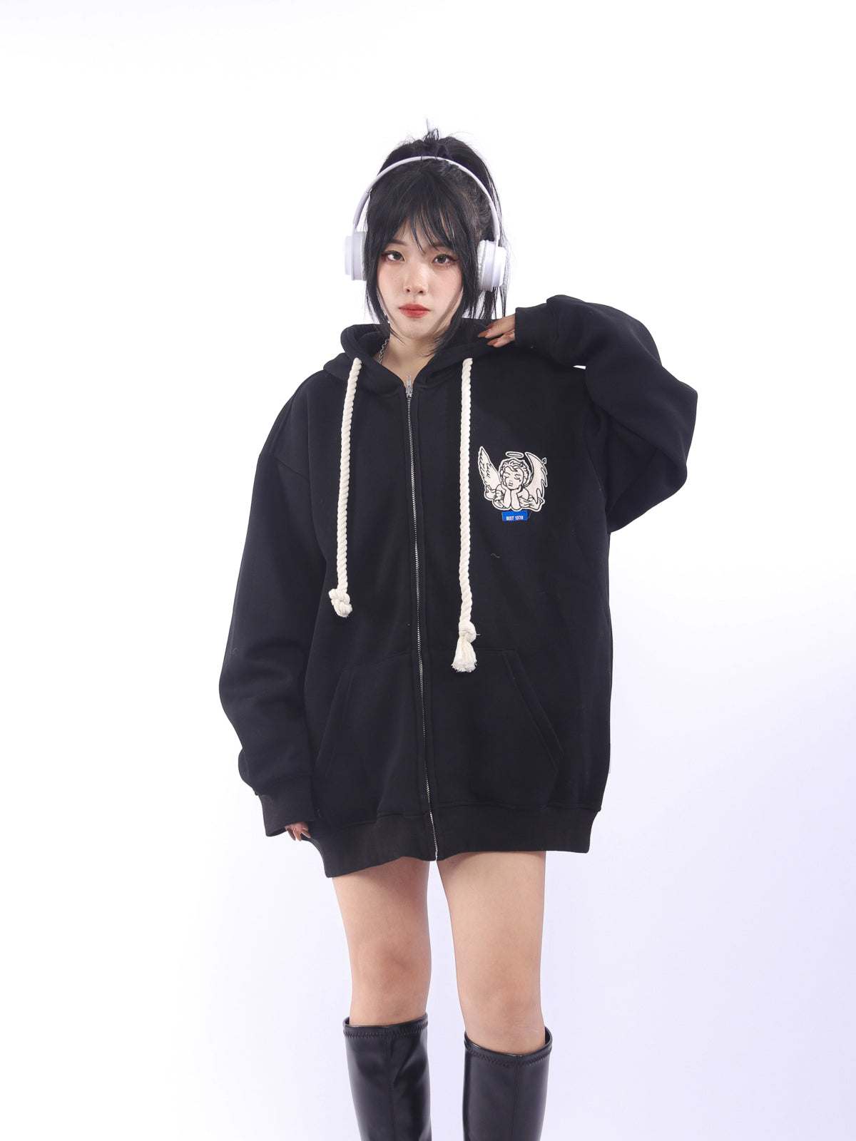 Angel Cloud Fleece Zip Hoodie