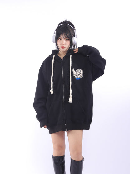 Angel Cloud Fleece Zip Hoodie