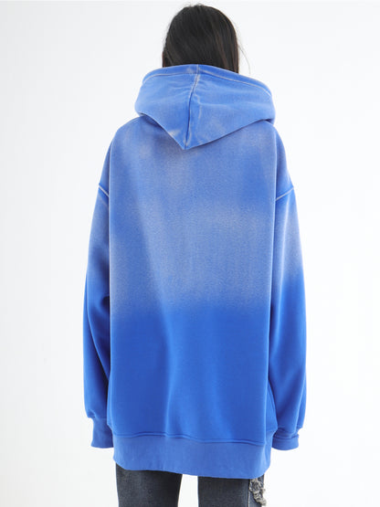 Ins Gradient Zip Hoodie