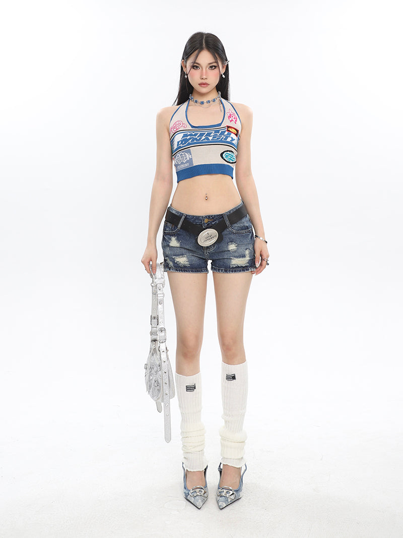 Racer Cropped Halter