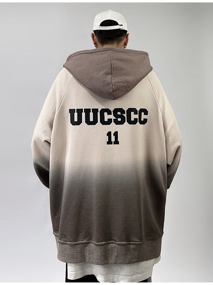 Uc Oversized Gradient Zip Hoodie