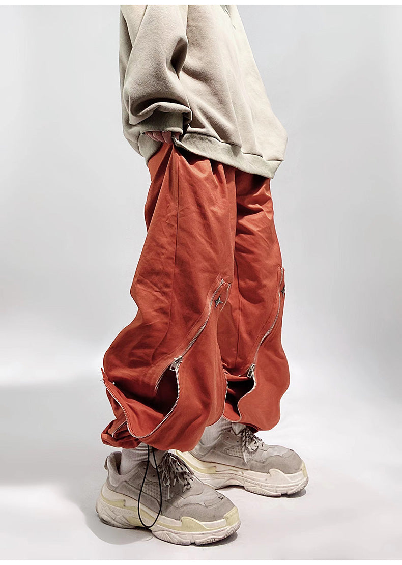 Techwear Zipper Jogger Track Pants