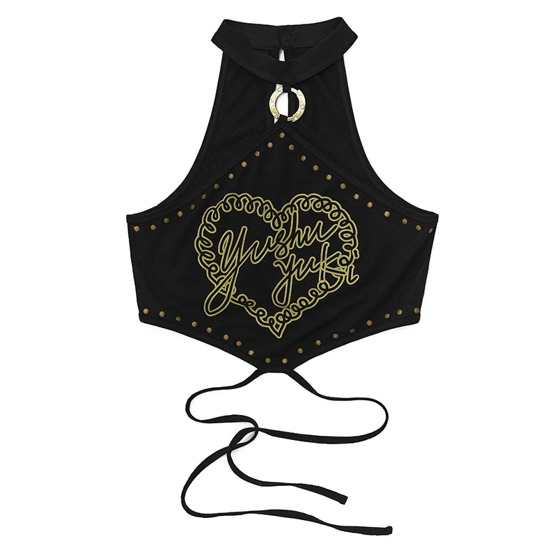 Choker Ring Halter Top