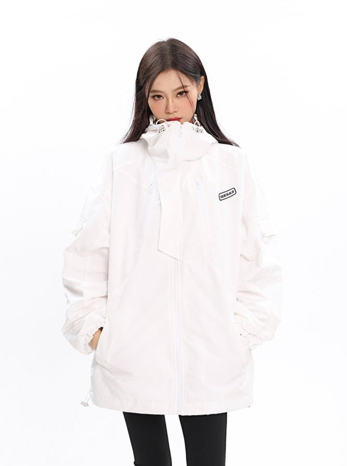 Oversized Windbreaker Jacket