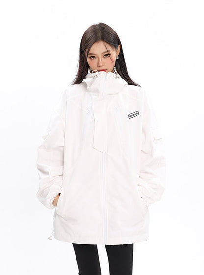 Oversized Windbreaker Jacket