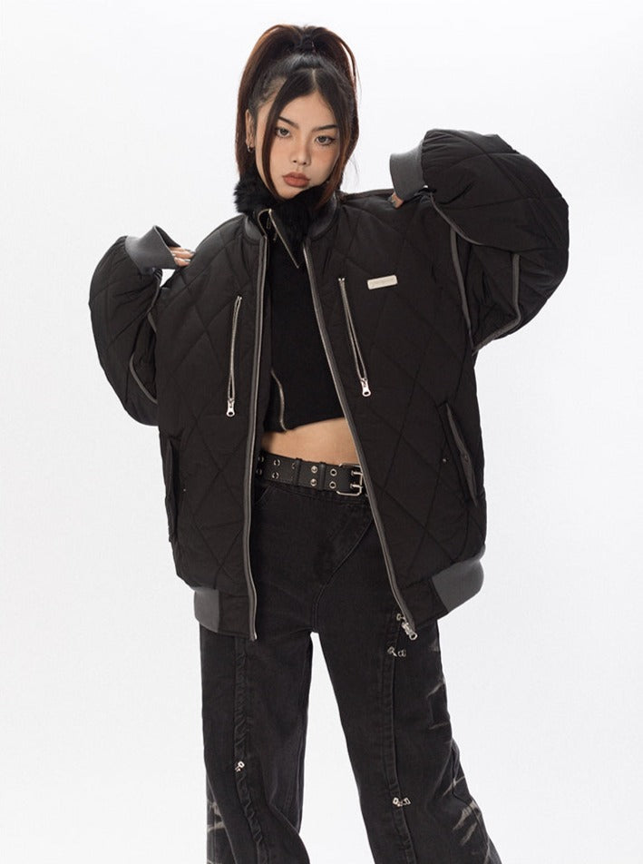Diamond Quilted Jacket