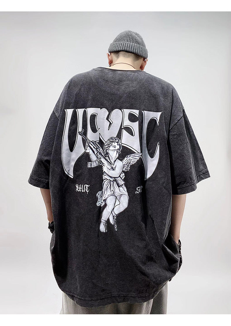 Angel Gangster Vintage Washed T-Shirt