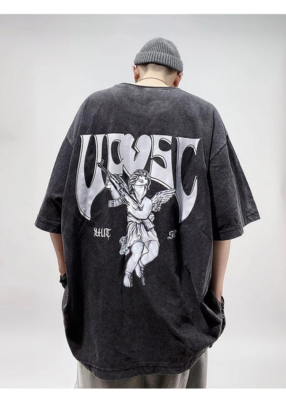 Angel Gangster Vintage Washed T-Shirt