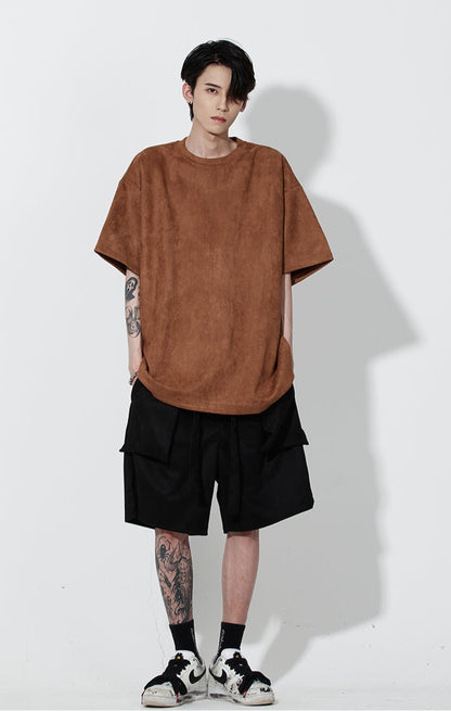 Faux Suede T-Shirt