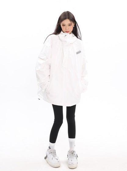 Oversized Windbreaker Jacket