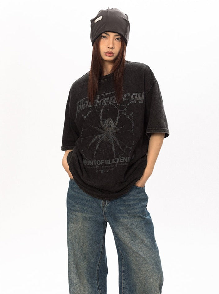 Spider Vintage Washed T-Shirt
