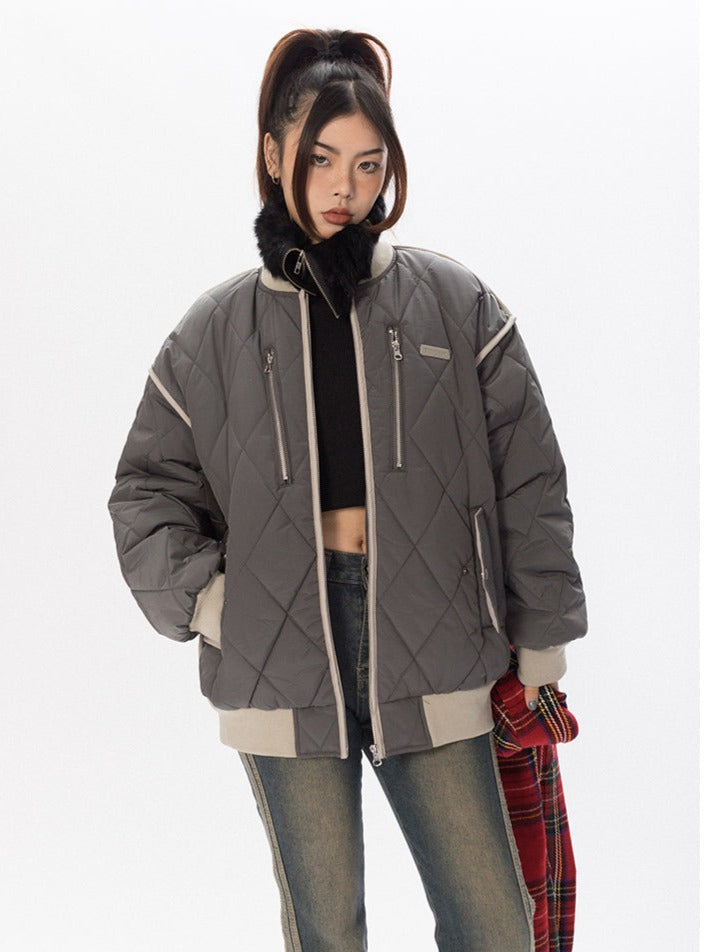 Diamond Quilted Jacket