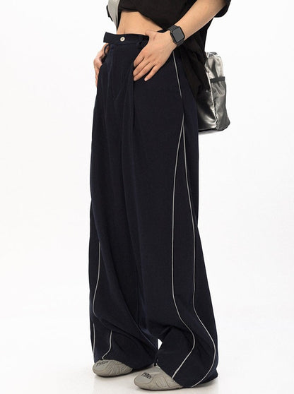 Piped V Relaxed pants