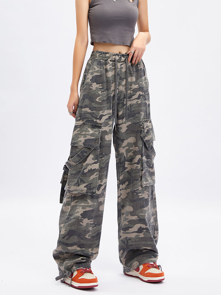 Desert Camo Strap Utility Pants