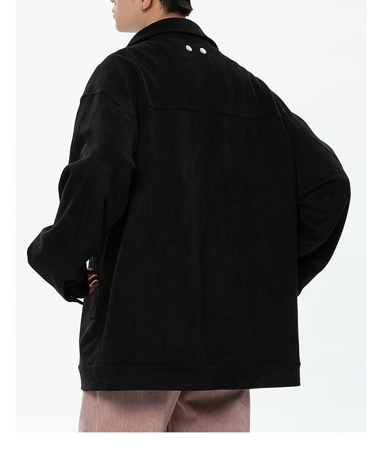 Faux Suede Bomber JacketFaux Suede Bomber Jacket