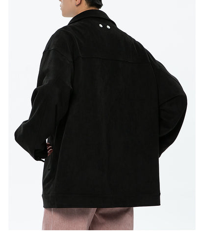 Faux Suede Bomber JacketFaux Suede Bomber Jacket