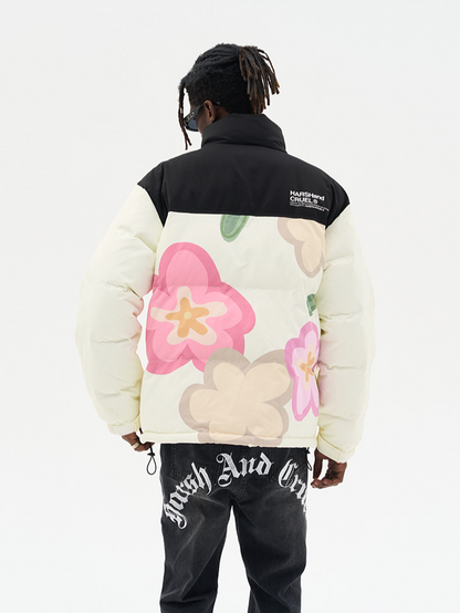 Floral Puffer Jacket