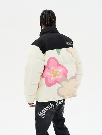 Floral Puffer Jacket