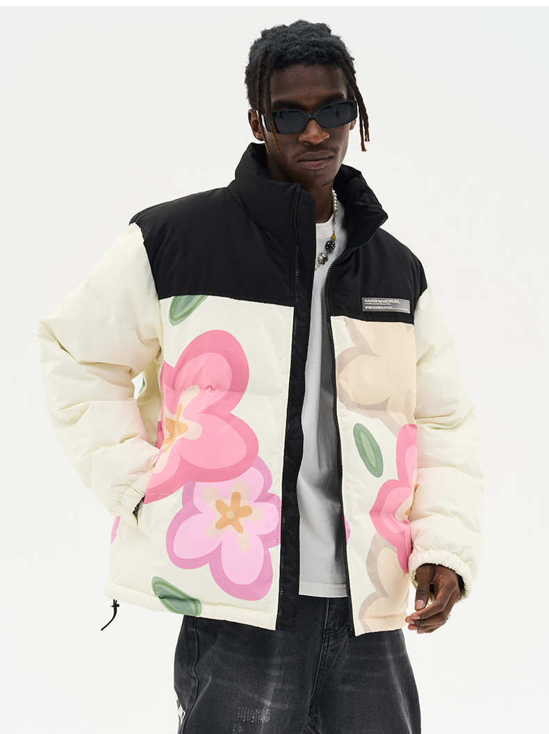 Floral Puffer Jacket