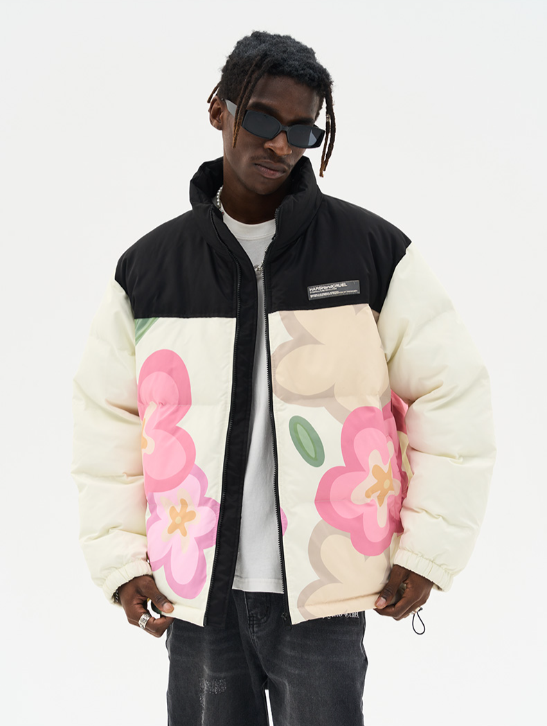 Floral Puffer Jacket