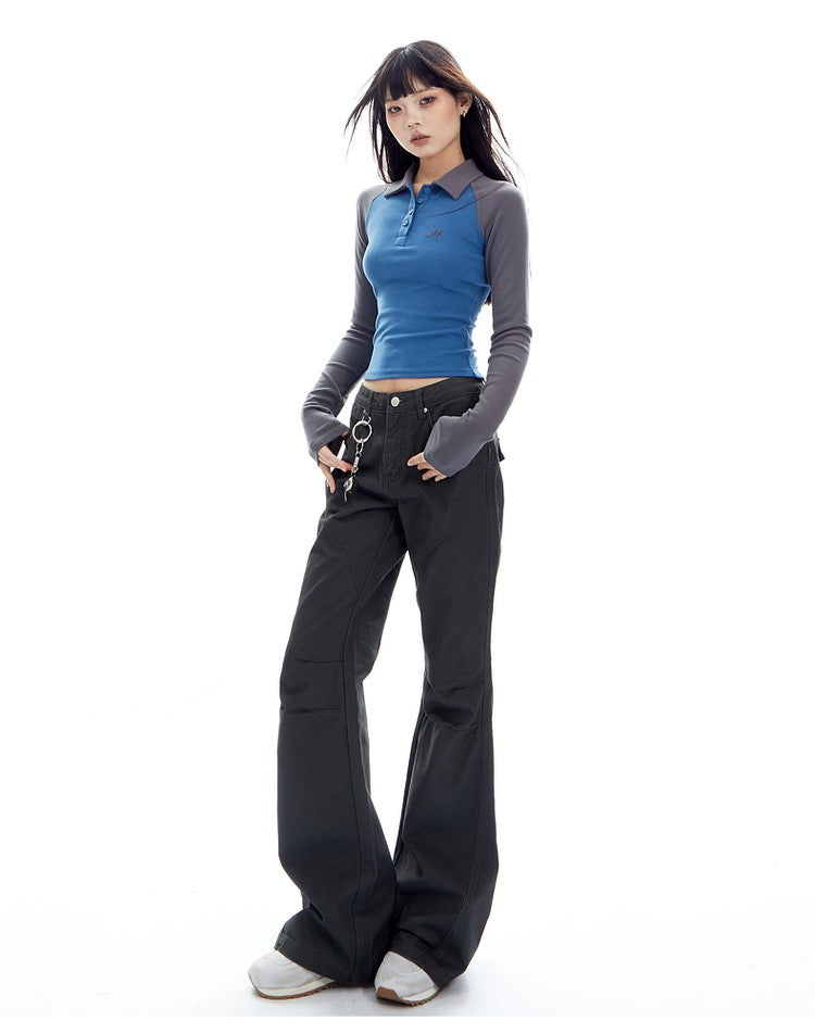 Bootcut Saddle Pants