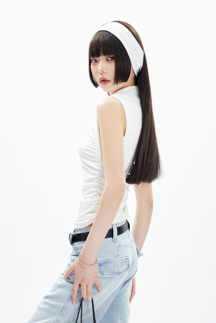 Square Neck Sleeveless Top