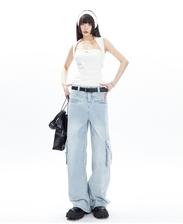 Square Neck Sleeveless Top