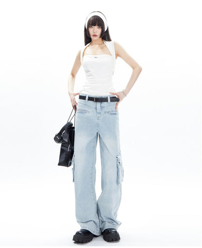 Square Neck Sleeveless Top