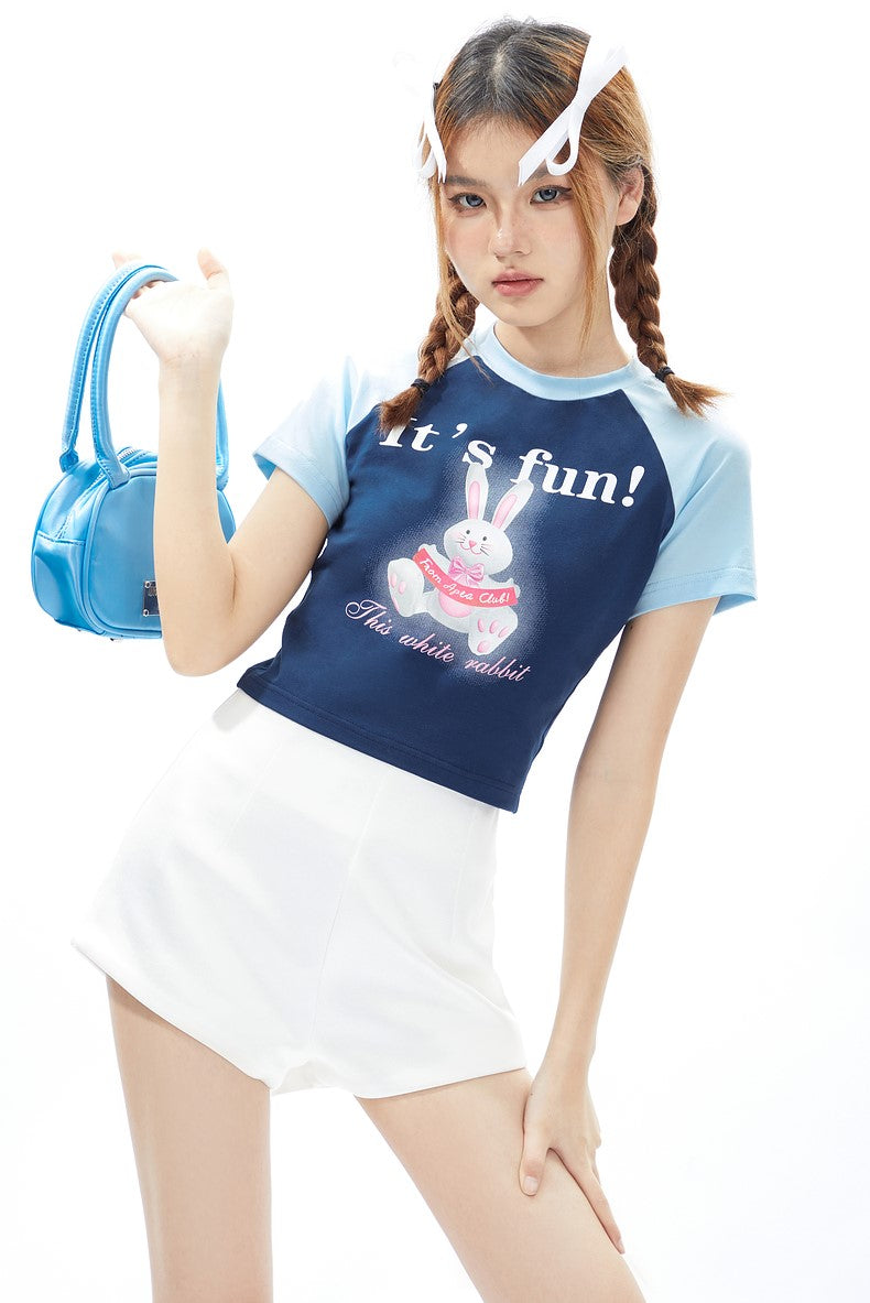 Bunny Raglan Baby Tee