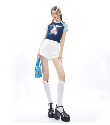 Bunny Raglan Baby Tee