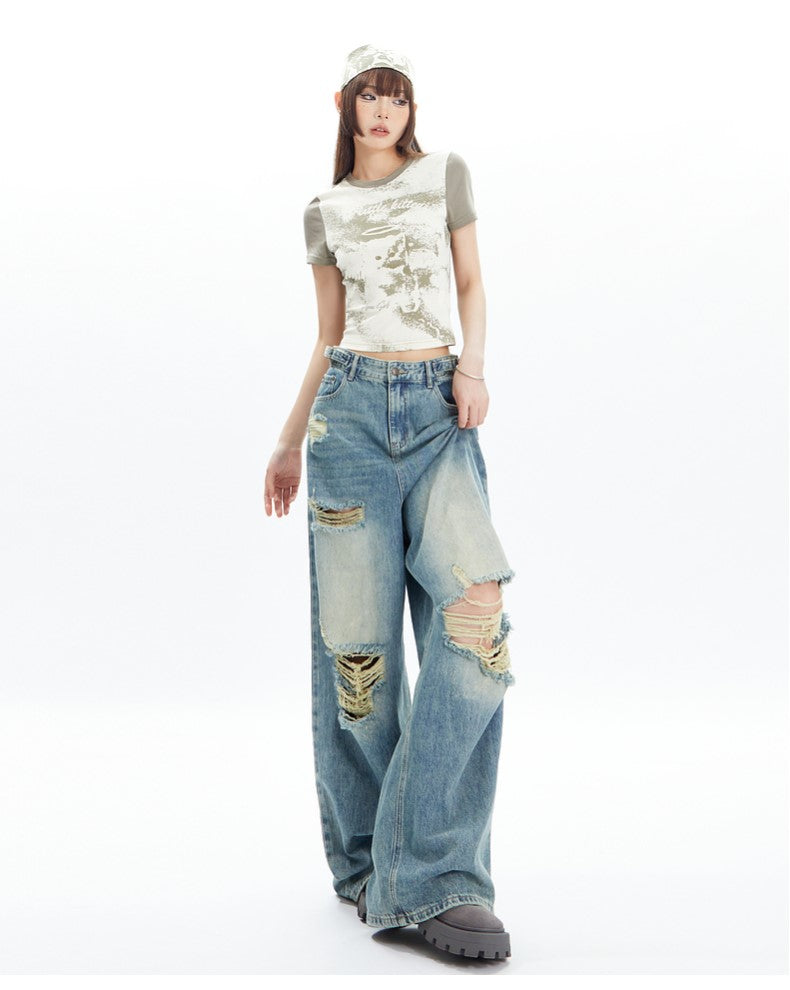 Ripped Distressed Jeans