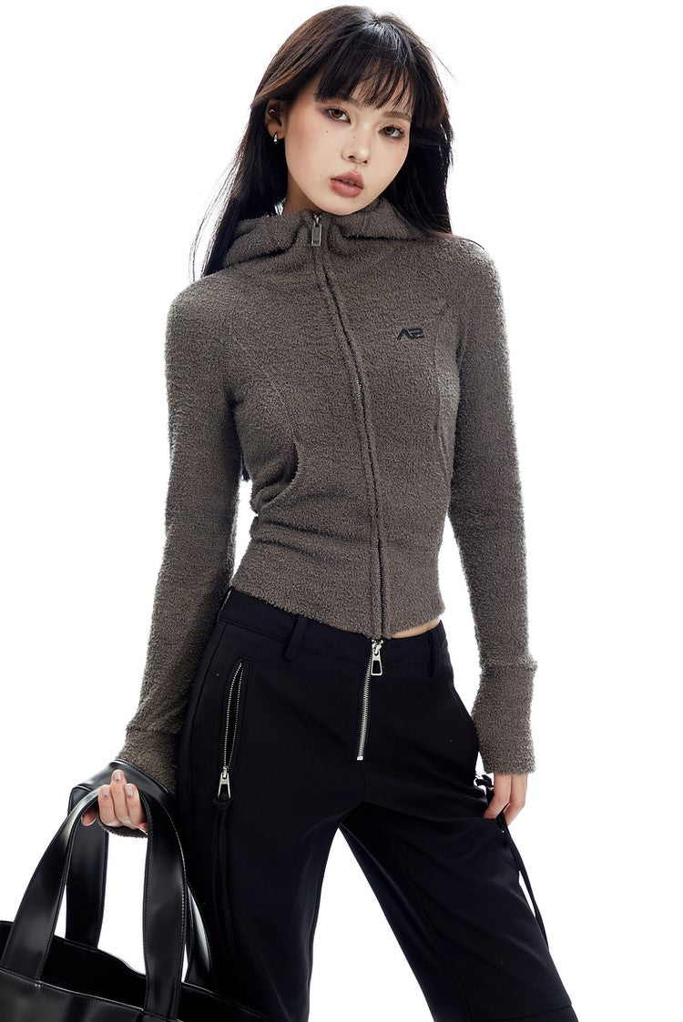 Cozy Hooded Zip Up