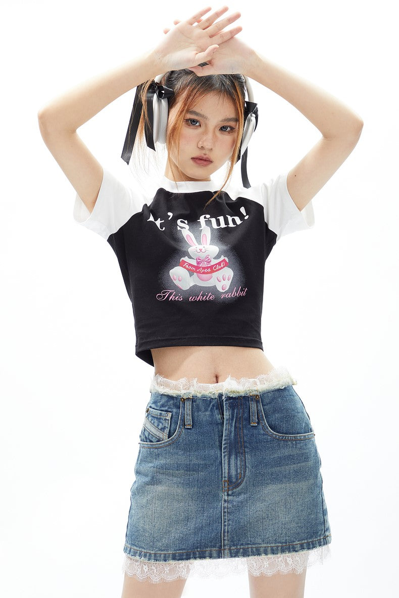 Bunny Raglan Baby Tee