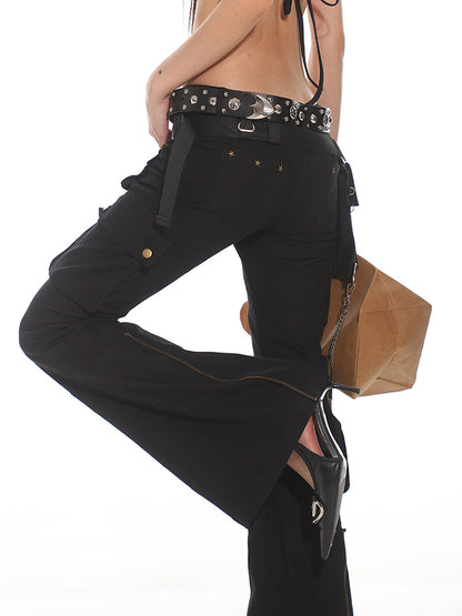 Slim-Fit Low-Rise Cargo Pants
