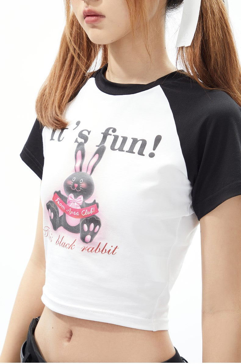 Bunny Raglan Baby Tee