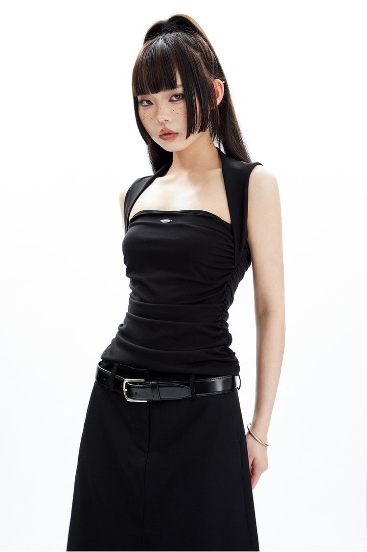 Square Neck Sleeveless Top