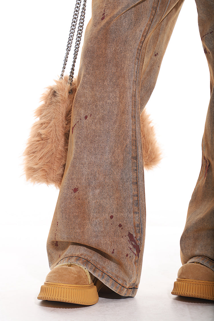 Wasteland Vintage Wash Flared Denim Jeans